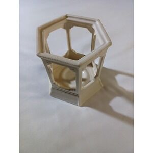 Lenox White Porcelain Lantern Candle Holder Tea Light 2 Piece Decorative Votive